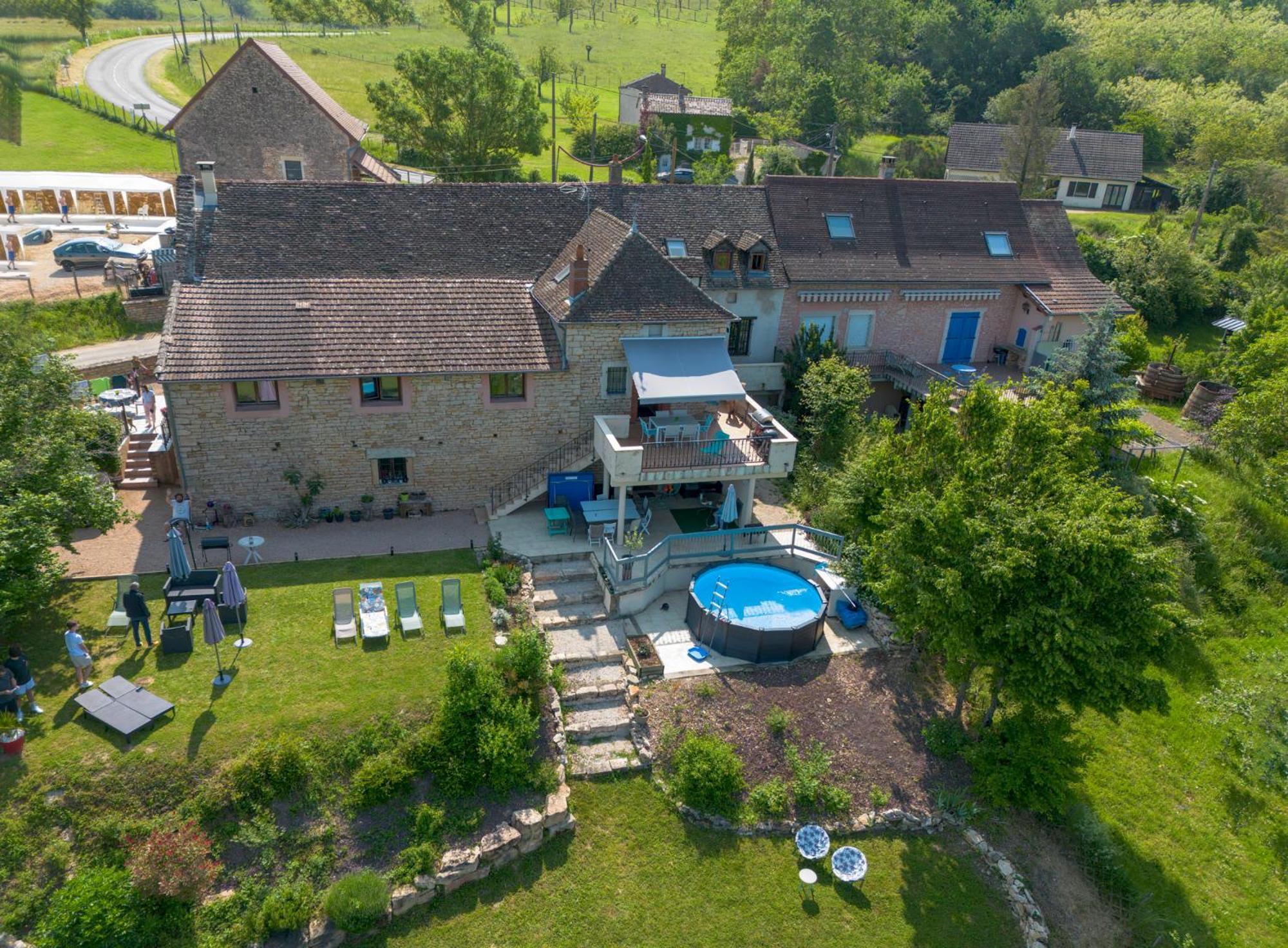 La Maison De La Colline Vers  Extérieur photo